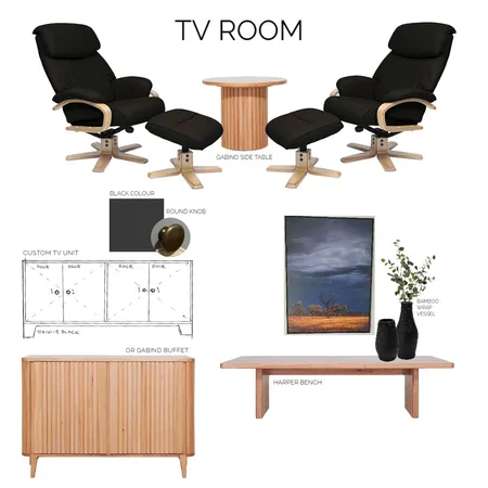 TV ROOM Interior Design Mood Board by fannyfilippa10@gmail.com on Style Sourcebook