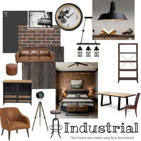 Industrial Interior Design Mood Board by nerolie_10@hotmail.com on Style Sourcebook