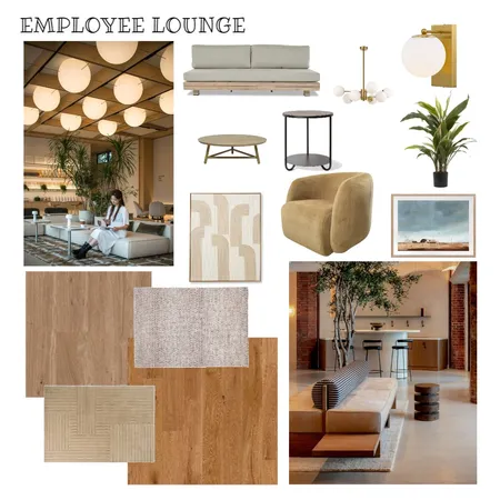 US PROJECT_EMPLOYEE LOUNGE Interior Design Mood Board by JSR on Style Sourcebook