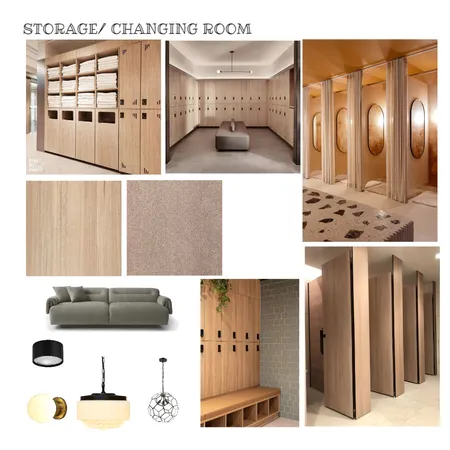 STORAGE AND CHANGING ROOM Interior Design Mood Board by JSR on Style Sourcebook