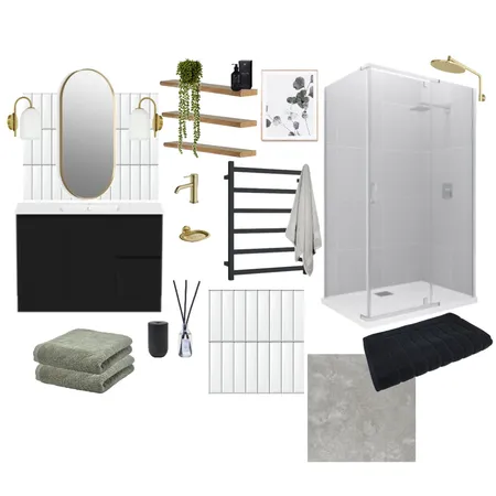 Bathroom Mood Board - Module 9 Interior Design Mood Board by MichelleVanWyk on Style Sourcebook