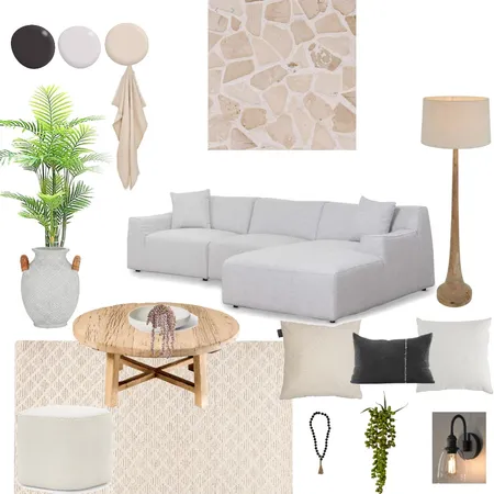 Loungeroom Module 9 Interior Design Mood Board by Shell Shepherd on Style Sourcebook