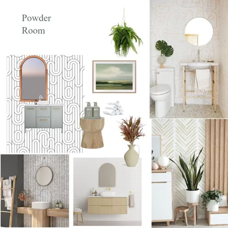Powder Room Interior Design Mood Board by Interiors by Albertha on Style Sourcebook