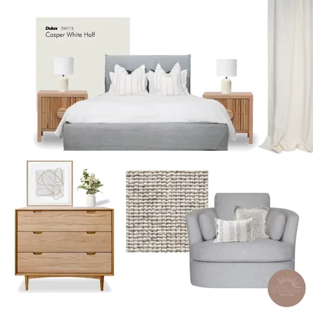Auhl Court Master Bedroom Interior Design Mood Board by Lainey Alexander Design Studio on Style Sourcebook