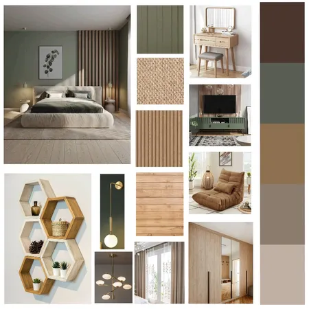 bedroom 1 Interior Design Mood Board by alaa 635 on Style Sourcebook