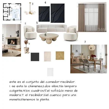 comedor-recibidor Interior Design Mood Board by itskekedesign on Style Sourcebook