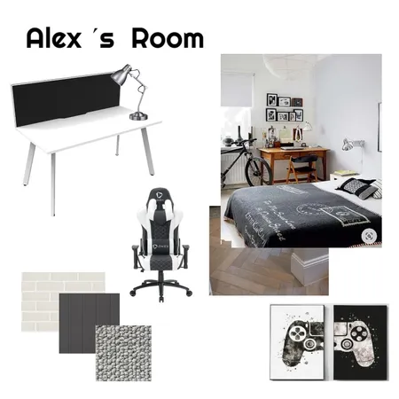 ALEX S ROOM Interior Design Mood Board by kgeorgopoulou7@gmail.com on Style Sourcebook