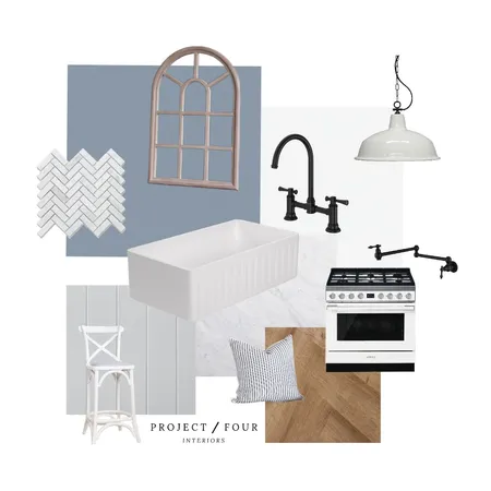 Mount George House // Kitchen Concept 1 Interior Design Mood Board by Project Four Interiors on Style Sourcebook