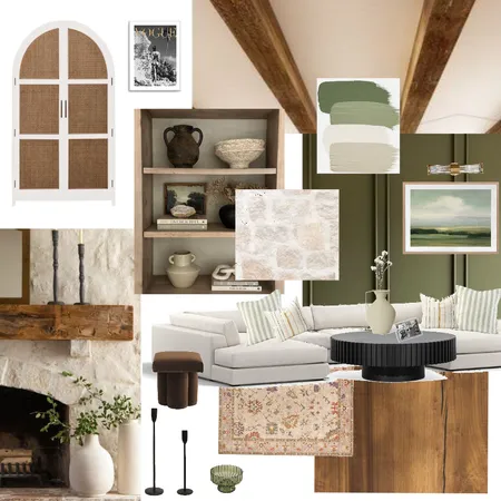 Moody Living Room Interior Design Mood Board by Mykieduffeck on Style Sourcebook