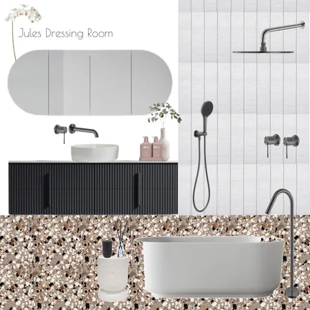 Jules Dressing Room Interior Design Mood Board by The Blue Space Designer on Style Sourcebook