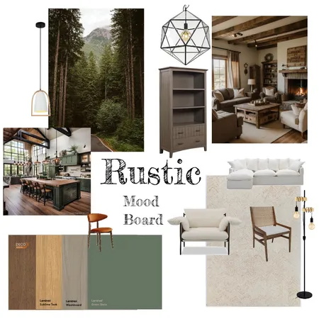 Rustic Interior Design Mood Board by Aura Interior on Style Sourcebook