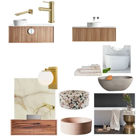 JAPANDI BATHROOM STYLE Interior Design Mood Board by PICASSA INTERIOR DESIGN INSPIRATIONS on Style Sourcebook