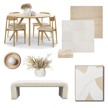 Tonal Dining Room Vibes Interior Design Mood Board by Style Sourcebook on Style Sourcebook