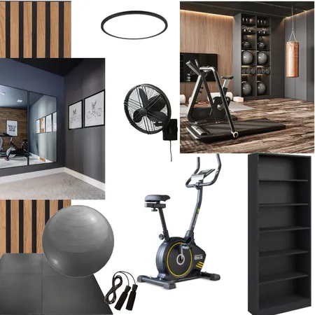 Gym home 1 Interior Design Mood Board by tidiora on Style Sourcebook