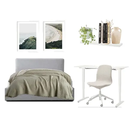 Guest bedroom / study Interior Design Mood Board by gawinka on Style Sourcebook