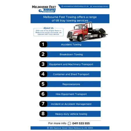 Different types of Tilt Tray Towing Services In Melbourne Interior Design Mood Board by Melbournefasttowing on Style Sourcebook