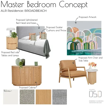 ALR RESIDENCE MasterBed Interior Design Mood Board by Debschmideg on Style Sourcebook
