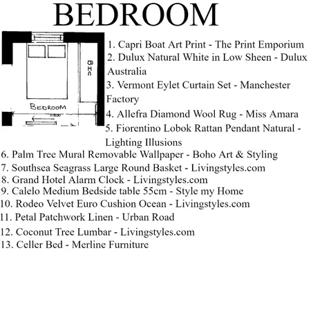 BEDROOM PAGE 2 Interior Design Mood Board by Jenny-Lynne on Style Sourcebook