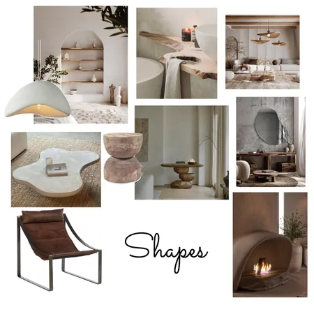 Shapes Interior Design Mood Board by Beantobeing on Style Sourcebook