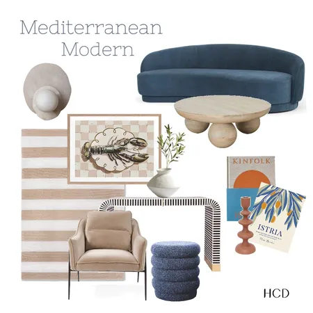 Modern Mediterranean Interior Design Mood Board by Hannah Chambers_Design on Style Sourcebook