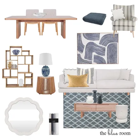 the blue room Interior Design Mood Board by adellewoods on Style Sourcebook