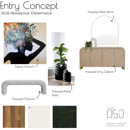 NGB Residence Entry Interior Design Mood Board by Debschmideg on Style Sourcebook