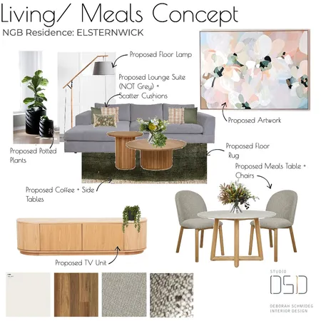 NGB Residence Meals/ Living Interior Design Mood Board by Debschmideg on Style Sourcebook