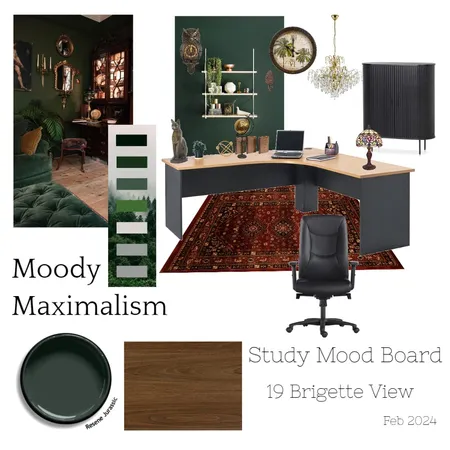 Moody Maximalism Interior Design Mood Board by MichelleVanWyk on Style Sourcebook