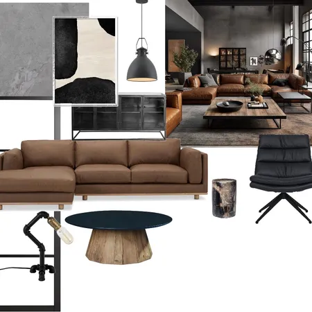 Industrial Mood Board Interior Design Mood Board by amandaschrock on Style Sourcebook