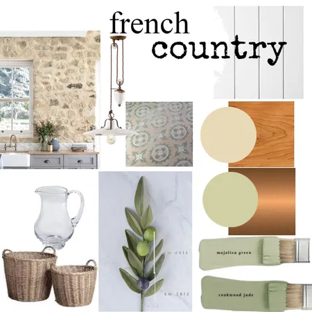 french country Interior Design Mood Board by melanie wen on Style Sourcebook