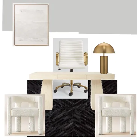 Jenn’s office stature white chairs BW art Interior Design Mood Board by Jennjonesdesigns@gmail.com on Style Sourcebook
