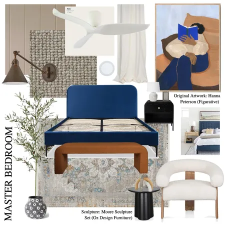 Module 9 - Master Bedroom Moodboard Interior Design Mood Board by mdystone on Style Sourcebook