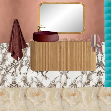 Bath - Marble + Pottery + Aqua Interior Design Mood Board by dl2407 on Style Sourcebook