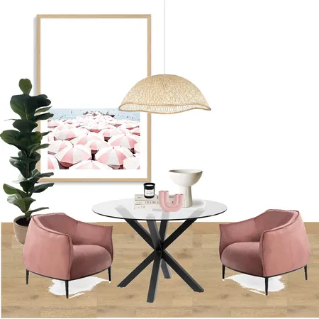 Pink Office Interior Design Mood Board by Casablanca Creative on Style Sourcebook