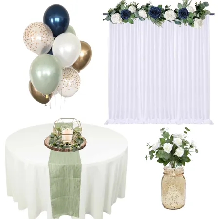 Sissy's Bridal Shower Decor Interior Design Mood Board by Chellz23 on Style Sourcebook
