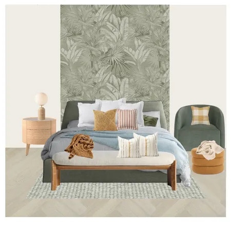 Suíte Master tropical green Interior Design Mood Board by maite on Style Sourcebook