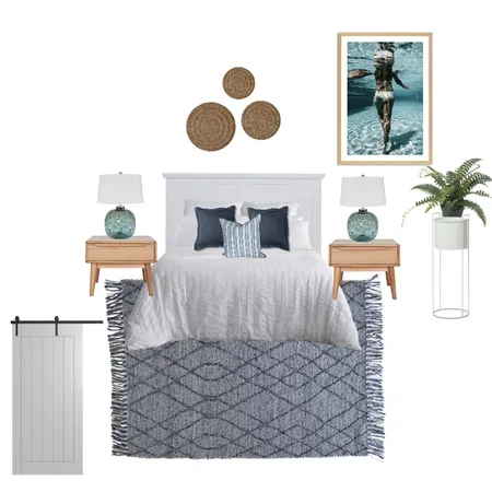 Guest Bedroom swim theme Interior Design Mood Board by bethbrown on Style Sourcebook