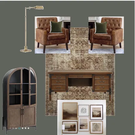 Debbies office Interior Design Mood Board by Live in Bloom design on Style Sourcebook
