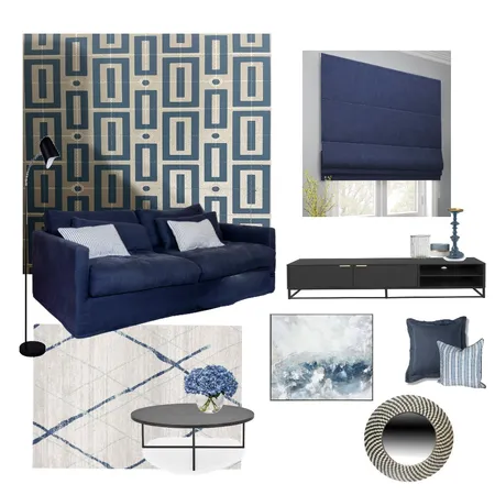 Синее настроение Interior Design Mood Board by danilyuk.yul on Style Sourcebook