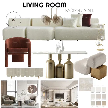 LIVING Interior Design Mood Board by NAWARA HISHAM on Style Sourcebook