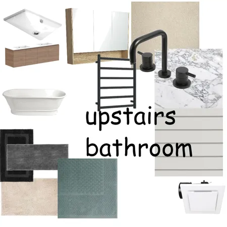 upstairs bathroom Interior Design Mood Board by nkr@live.com.au on Style Sourcebook
