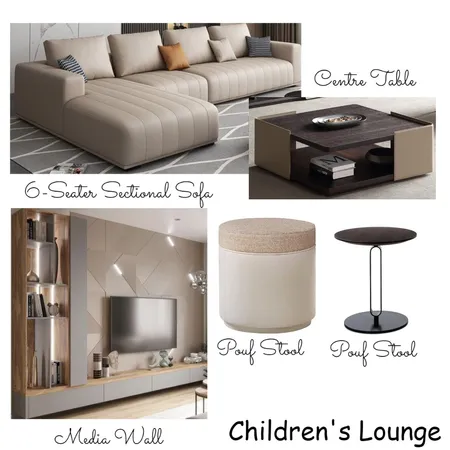 Children Lounge Interior Design Mood Board by Oeuvre Designs 2 on Style Sourcebook