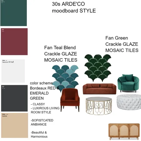 Art Deco STYLE DESIGN Interior Design Mood Board by PICASSA INTERIOR DESIGN INSPIRATIONS on Style Sourcebook