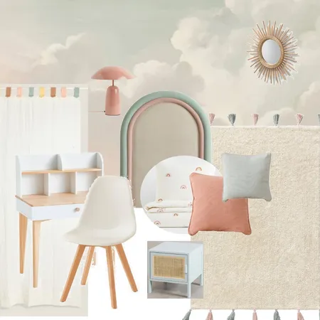 Girl 4 years, pink tye dye, ombre Interior Design Mood Board by VanessaAdamson on Style Sourcebook