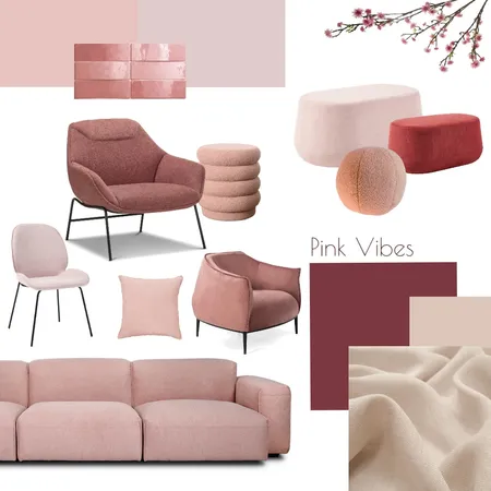 Pink vibes Valentine Moodboard Interior Design Mood Board by ADesignAlice on Style Sourcebook
