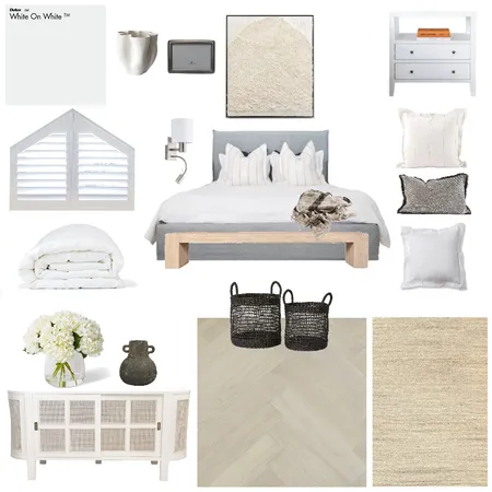 Activity 6: Creating your interior scheme - Bedroom Interior Design Mood Board by Jennifer Kapur on Style Sourcebook