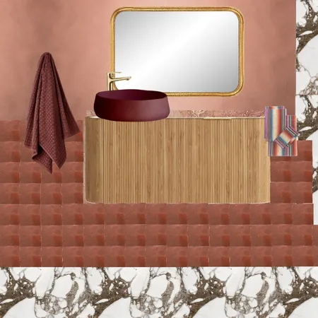 Bath - Rust & Marble Interior Design Mood Board by dl2407 on Style Sourcebook