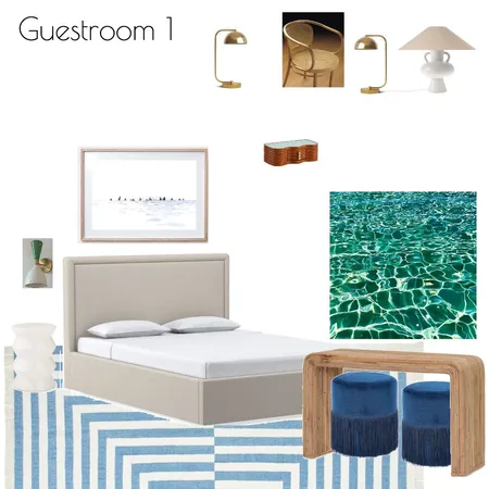 Beach House Guest 1 Interior Design Mood Board by Helen DK on Style Sourcebook