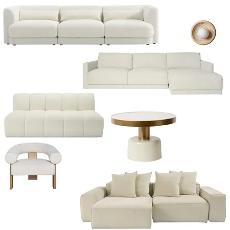 Neutral - Living Room Interior Design Mood Board by Natalie Sara Designs on Style Sourcebook