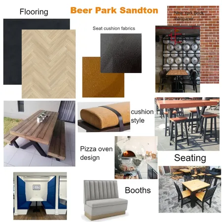 Beer Park Sandton Restaurant Interior Design Mood Board by DECOR wALLPAPERS AND INTERIORS on Style Sourcebook